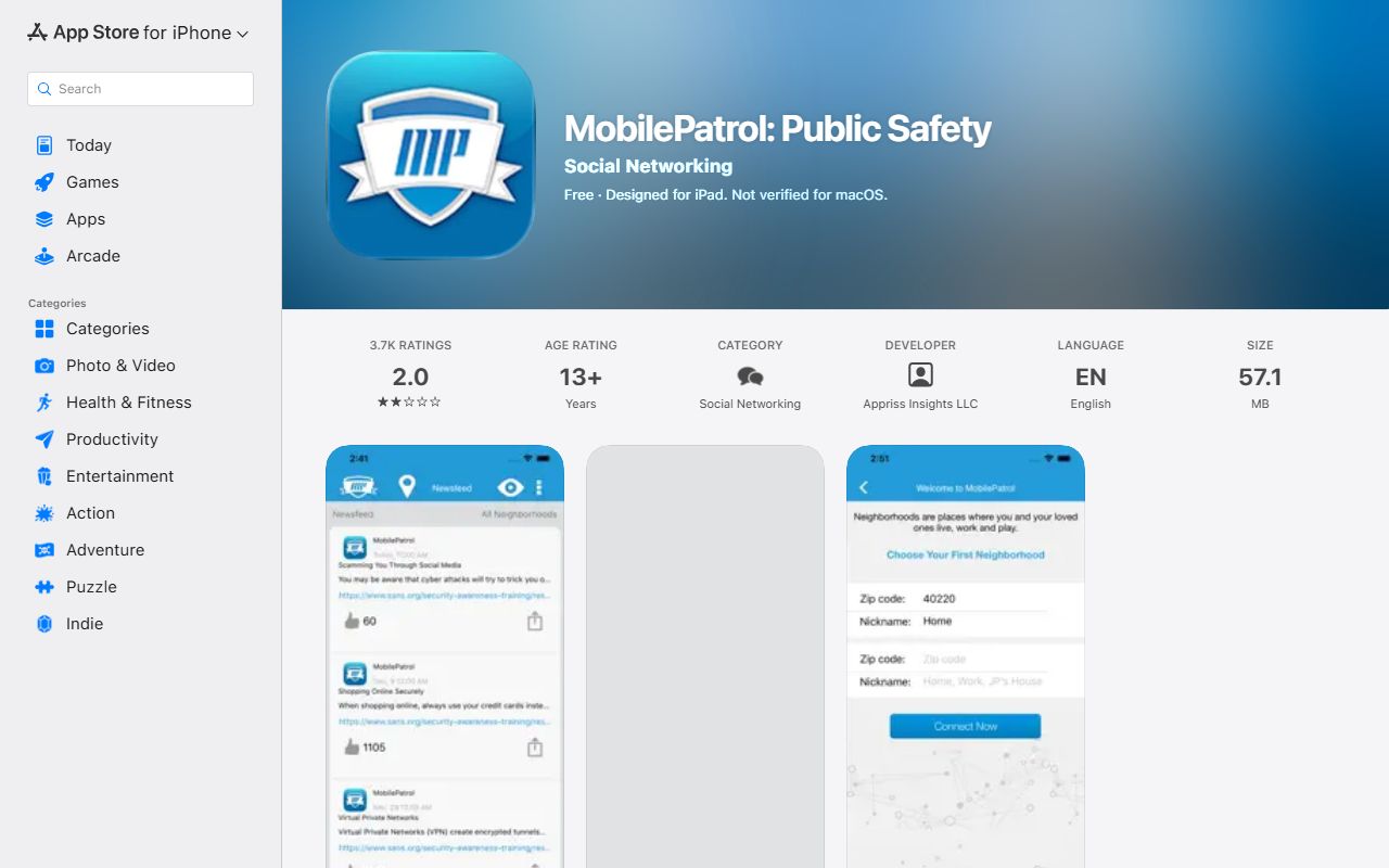 Kit Carson County inmate records MobilePatrol app listing